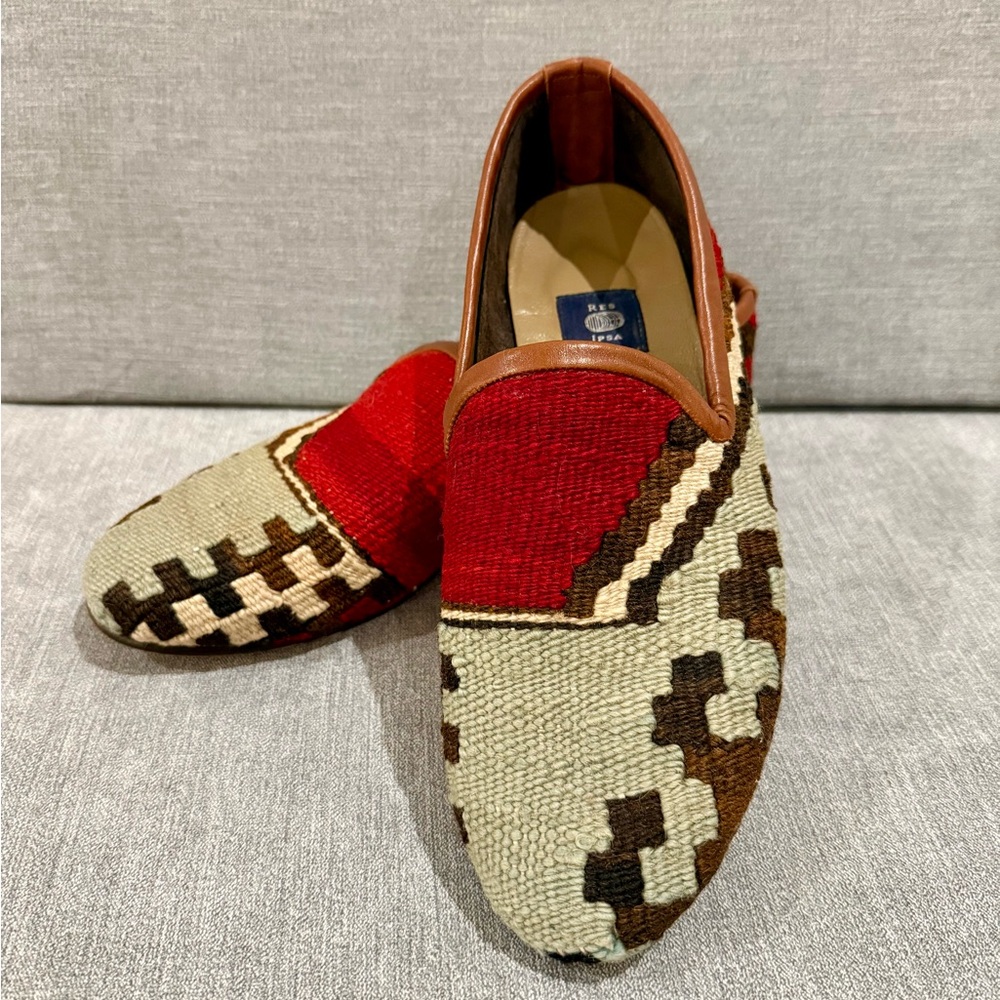 Res Ipsa Turkish Rug Kilim Loafers Size 11